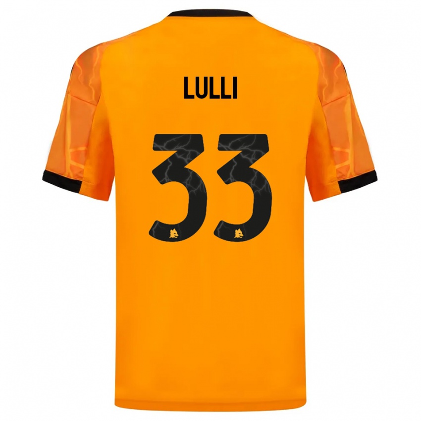 ילדים עמנואלה לולי #33 כתום שחור הרחק ג'רזי 2025/26 חולצה קצרה