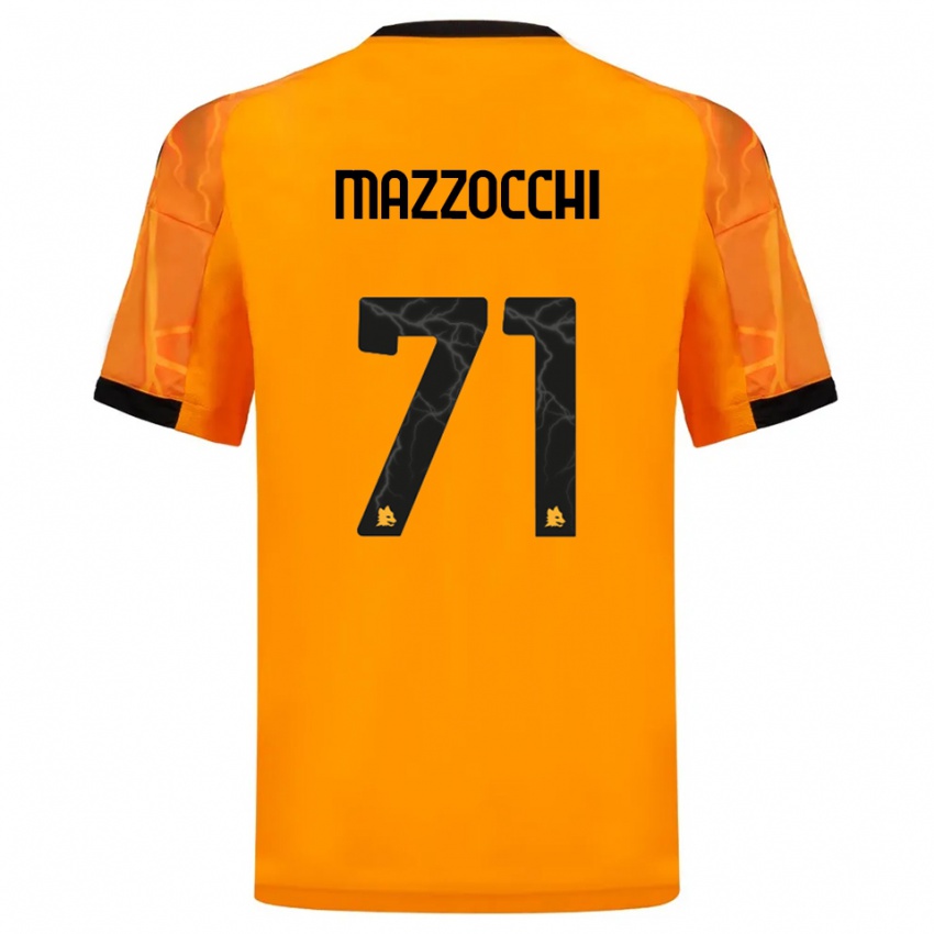 ילדים ג'וליה מאצוקי #71 כתום שחור הרחק ג'רזי 2025/26 חולצה קצרה