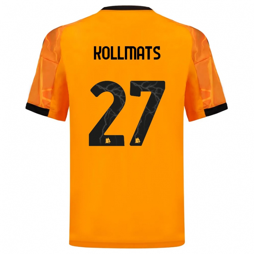 ילדים ביטה קולמאץ #27 כתום שחור הרחק ג'רזי 2025/26 חולצה קצרה