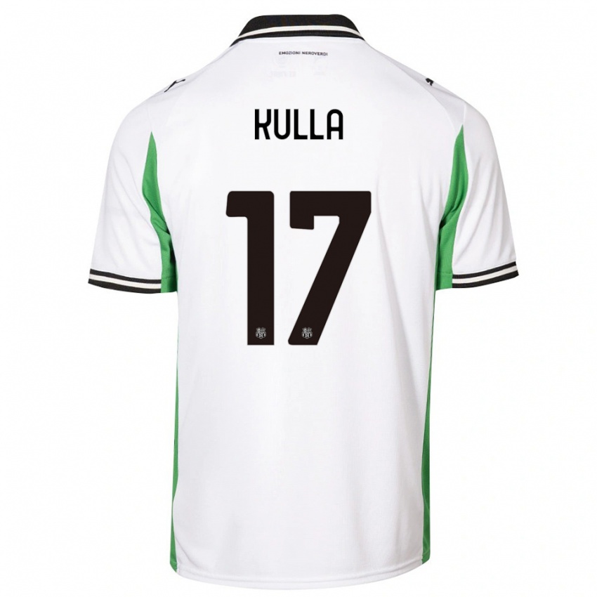 ילדים Gabriel Kulla #17 לבן ירוק שחור הרחק ג'רזי 2025/26 חולצה קצרה