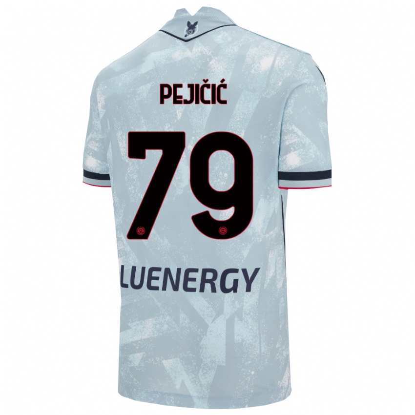 ילדים דייוויד פייצ'יץ' #79 תכלת שחור הרחק ג'רזי 2025/26 חולצה קצרה