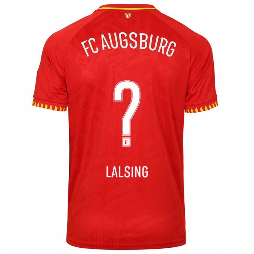 ילדים קוונטין ללסינג #0 אדום צהוב הרחק ג'רזי 2025/26 חולצה קצרה