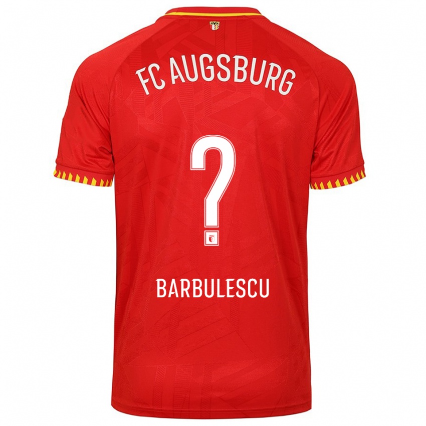 ילדים לוקה ברבולסקו #0 אדום צהוב הרחק ג'רזי 2025/26 חולצה קצרה