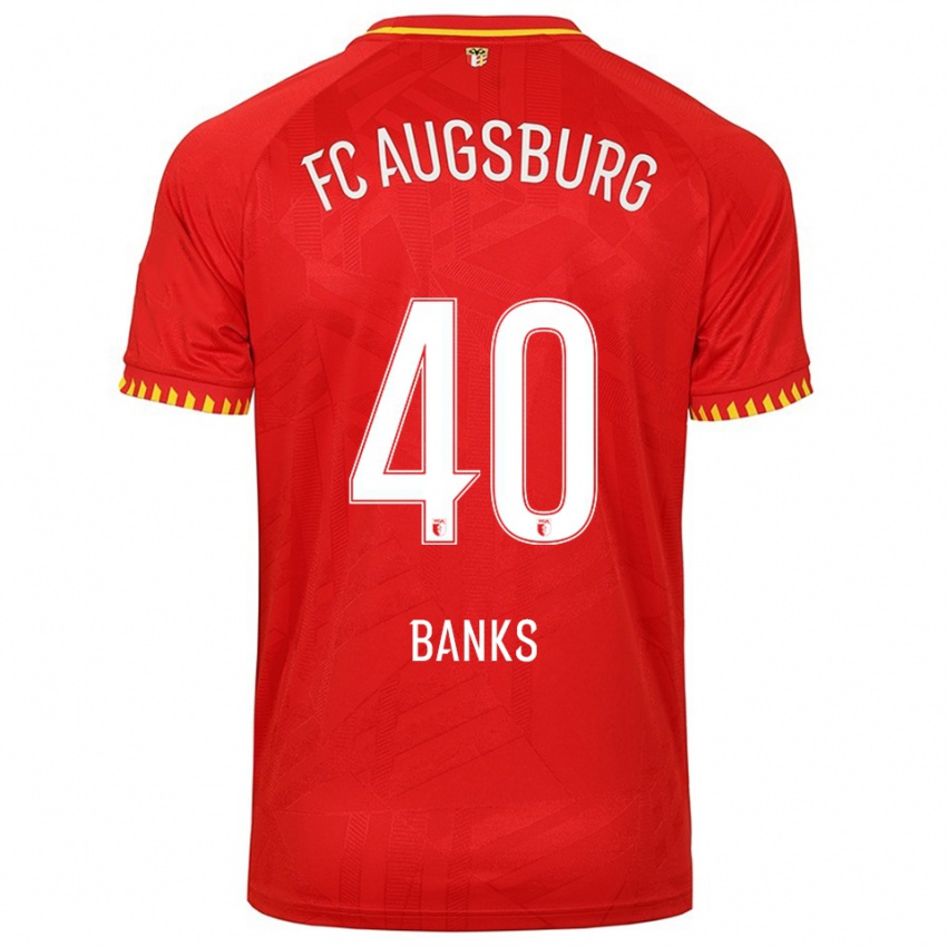 ילדים Noahkai Banks #40 אדום צהוב הרחק ג'רזי 2025/26 חולצה קצרה