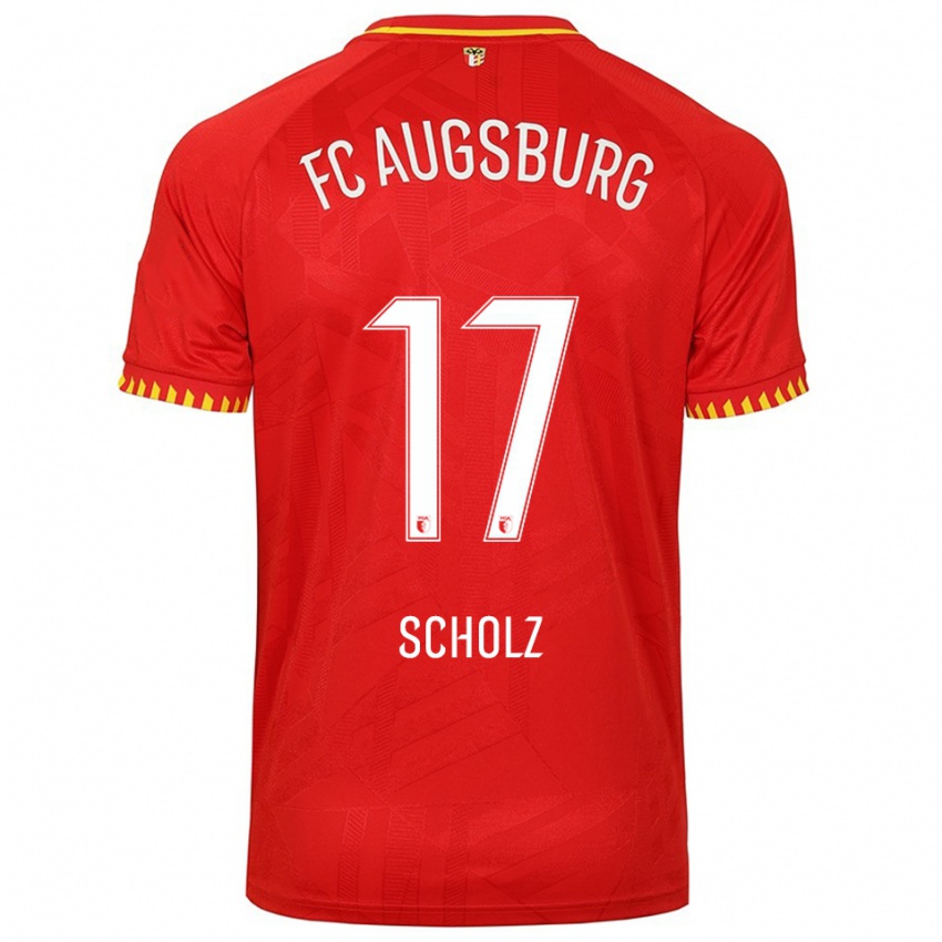 ילדים ג׳רום שולץ #17 אדום צהוב הרחק ג'רזי 2025/26 חולצה קצרה