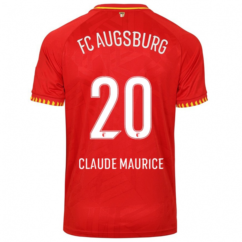 ילדים אלכסיס קלוד מוריס #20 אדום צהוב הרחק ג'רזי 2025/26 חולצה קצרה