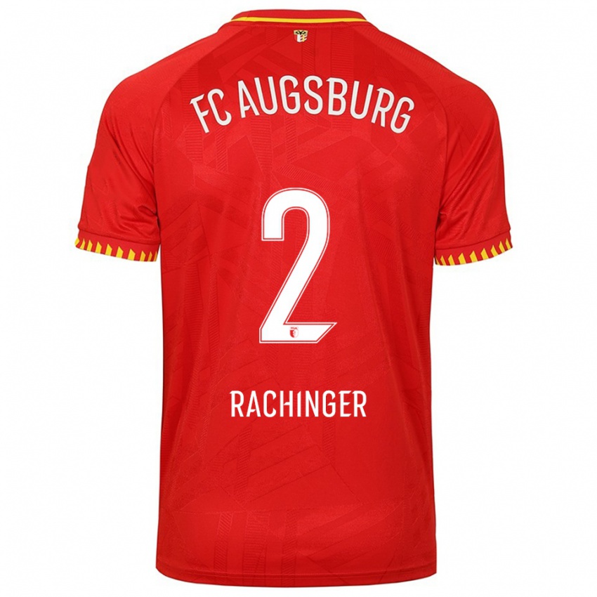 ילדים לורנז ראכינגר #2 אדום צהוב הרחק ג'רזי 2025/26 חולצה קצרה