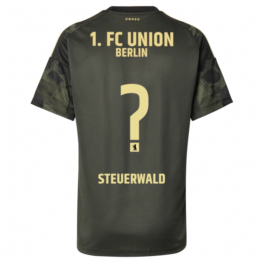 ילדים סמנתה שטויירואלד #0 ירוק כהה שחור הרחק ג'רזי 2025/26 חולצה קצרה