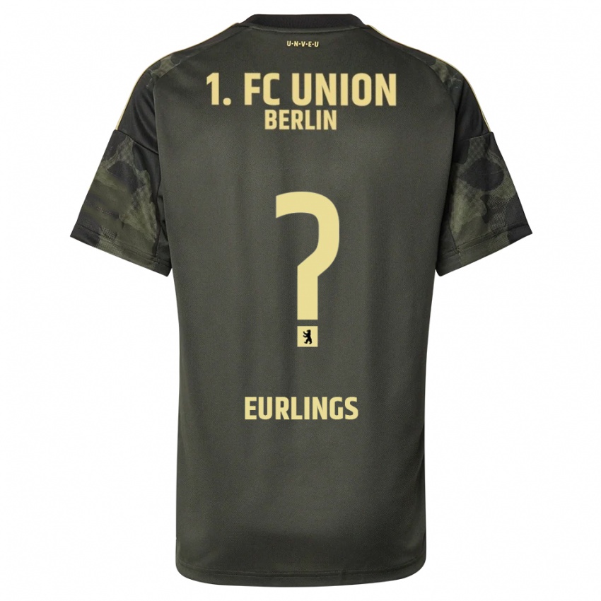 ילדים Hannah Eurlings #0 ירוק כהה שחור הרחק ג'רזי 2025/26 חולצה קצרה