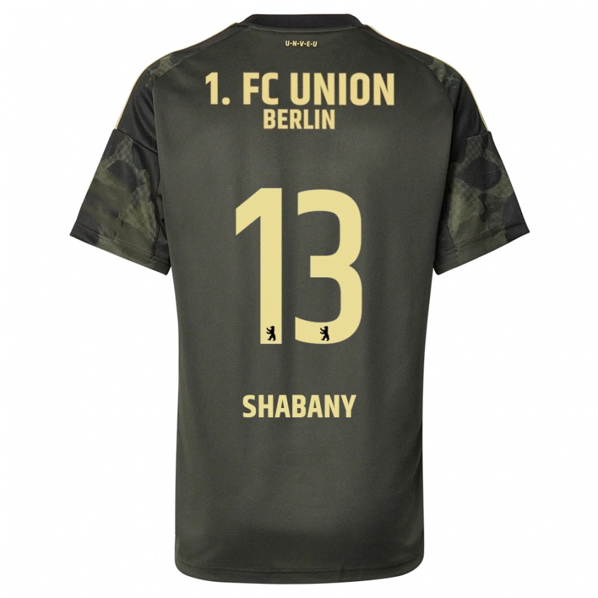 ילדים Alec Shabany #13 ירוק כהה שחור הרחק ג'רזי 2025/26 חולצה קצרה