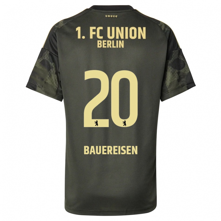 ילדים Nele Bauereisen #20 ירוק כהה שחור הרחק ג'רזי 2025/26 חולצה קצרה