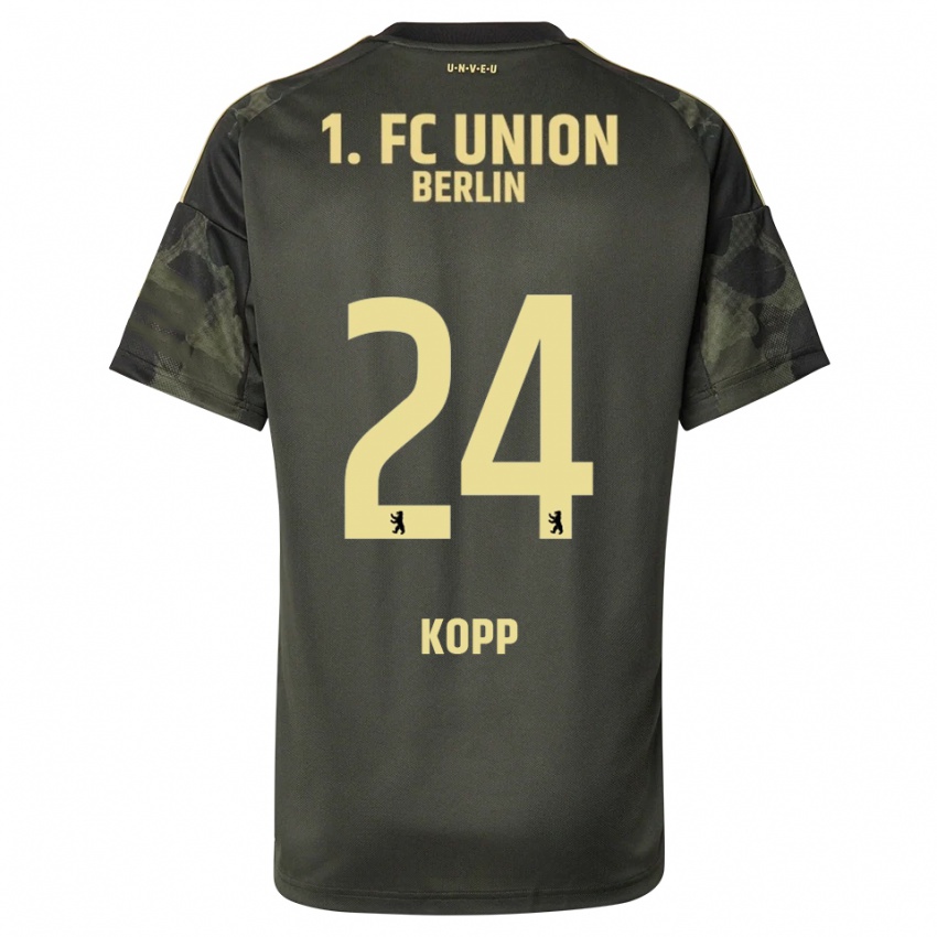 ילדים Marvin Kopp #24 ירוק כהה שחור הרחק ג'רזי 2025/26 חולצה קצרה