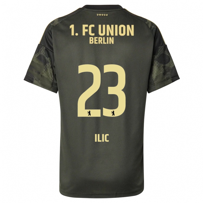 ילדים אנדריי איליץ' #23 ירוק כהה שחור הרחק ג'רזי 2025/26 חולצה קצרה