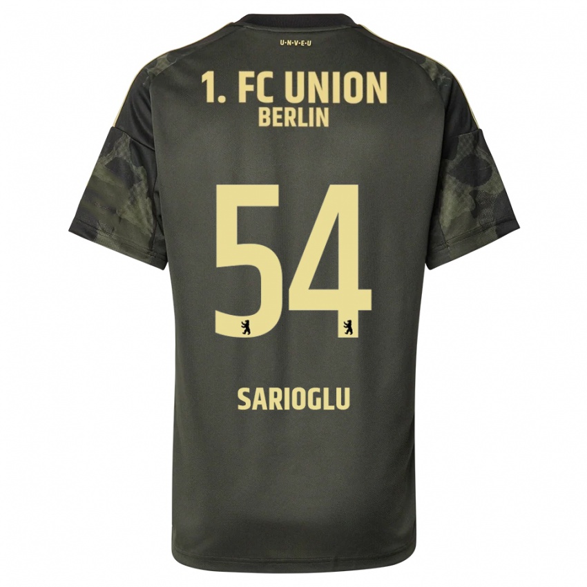 ילדים Defne Sarıoğlu #54 ירוק כהה שחור הרחק ג'רזי 2025/26 חולצה קצרה