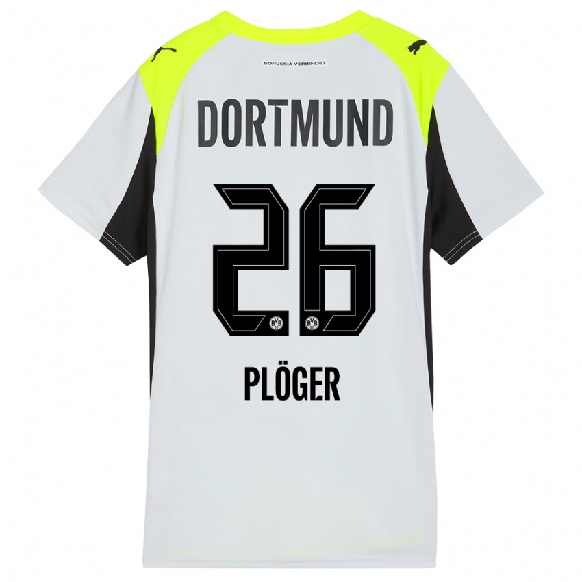 ילדים דאסטין פלגר #26 צהוב פלואורסצנטי הרחק ג'רזי 2025/26 חולצה קצרה