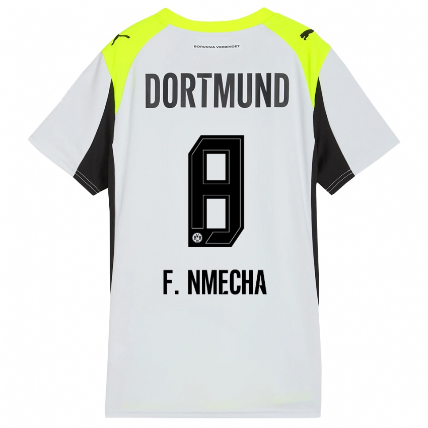 ילדים פליקס נמצ'ה #8 צהוב פלואורסצנטי הרחק ג'רזי 2025/26 חולצה קצרה