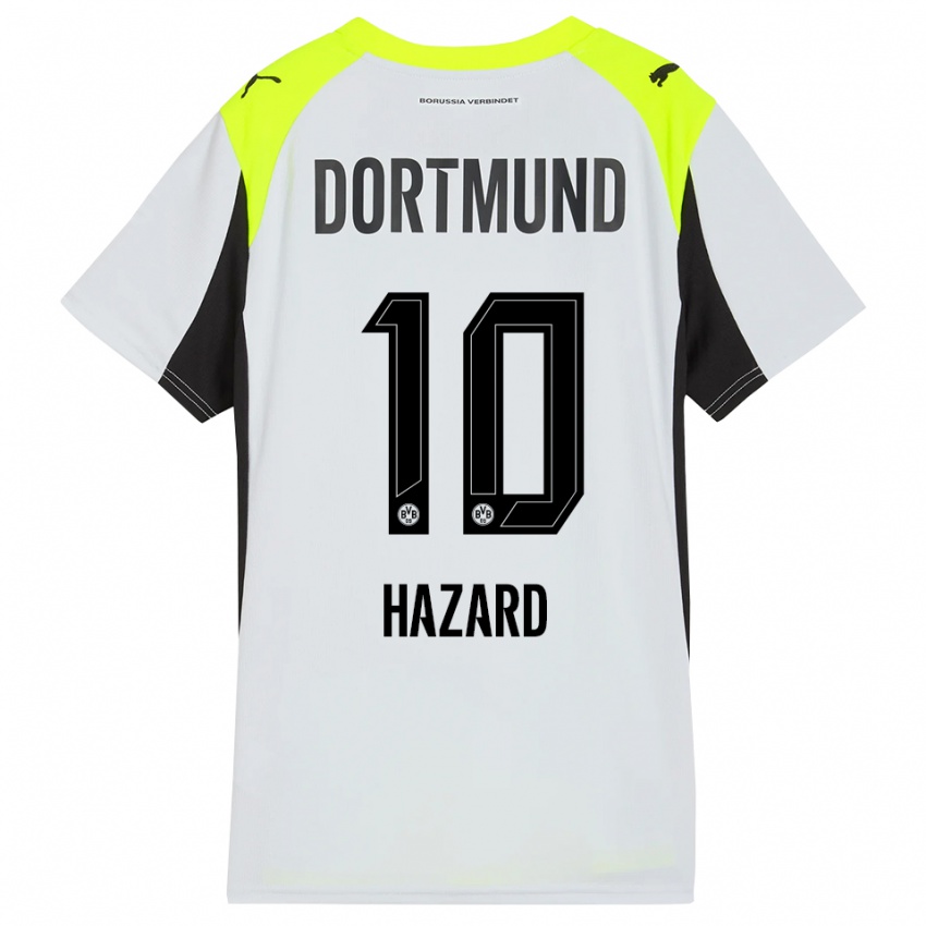 ילדים טורגן הזאר #10 צהוב פלואורסצנטי הרחק ג'רזי 2025/26 חולצה קצרה