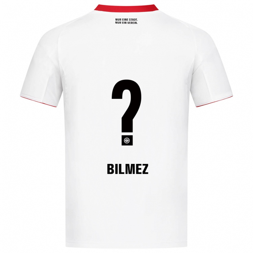 ילדים Attila Bilmez #0 לבן אדום הרחק ג'רזי 2025/26 חולצה קצרה