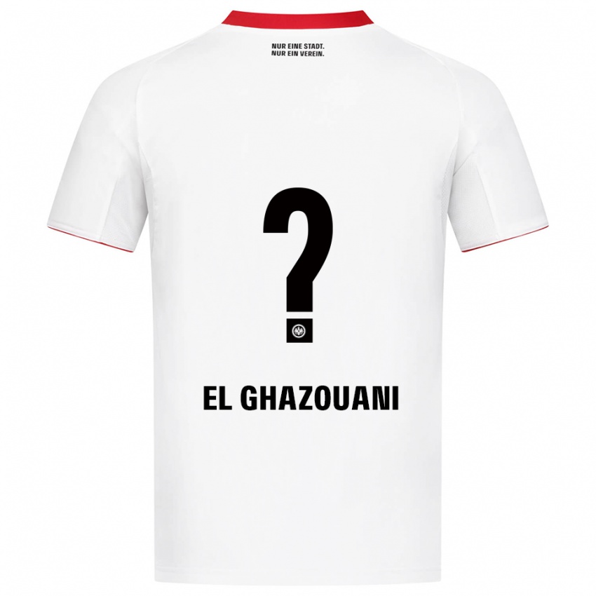 ילדים מוחמד אל ג'ז'ואני #0 לבן אדום הרחק ג'רזי 2025/26 חולצה קצרה