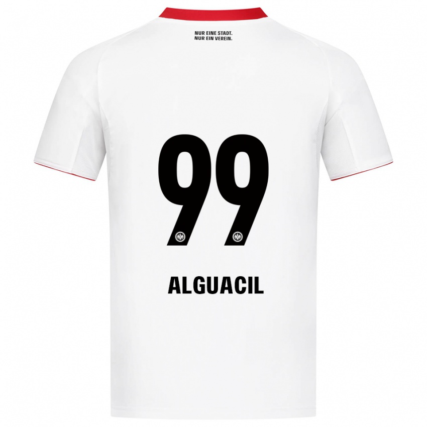 ילדים איינהואה אלגואפיל אמורס #99 לבן אדום הרחק ג'רזי 2025/26 חולצה קצרה