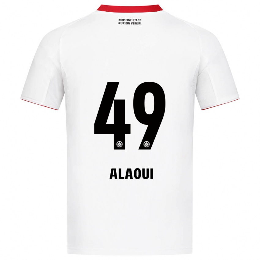 ילדים אנס עלוי #49 לבן אדום הרחק ג'רזי 2025/26 חולצה קצרה