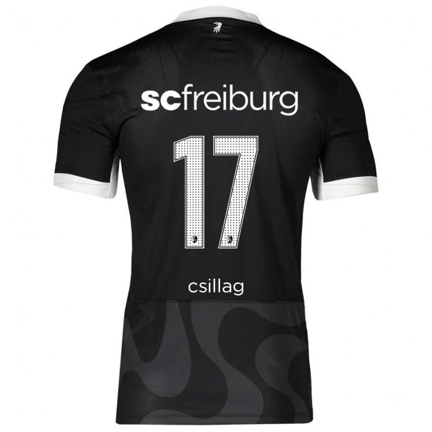 ילדים אורלי צ'ילאג #17 שחור לבן הרחק ג'רזי 2025/26 חולצה קצרה