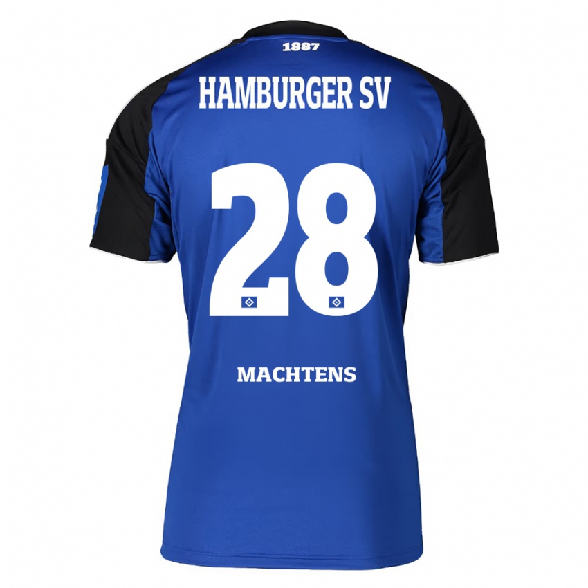 ילדים פאולינה אנט מכטנס #28 כחול שחור הרחק ג'רזי 2025/26 חולצה קצרה