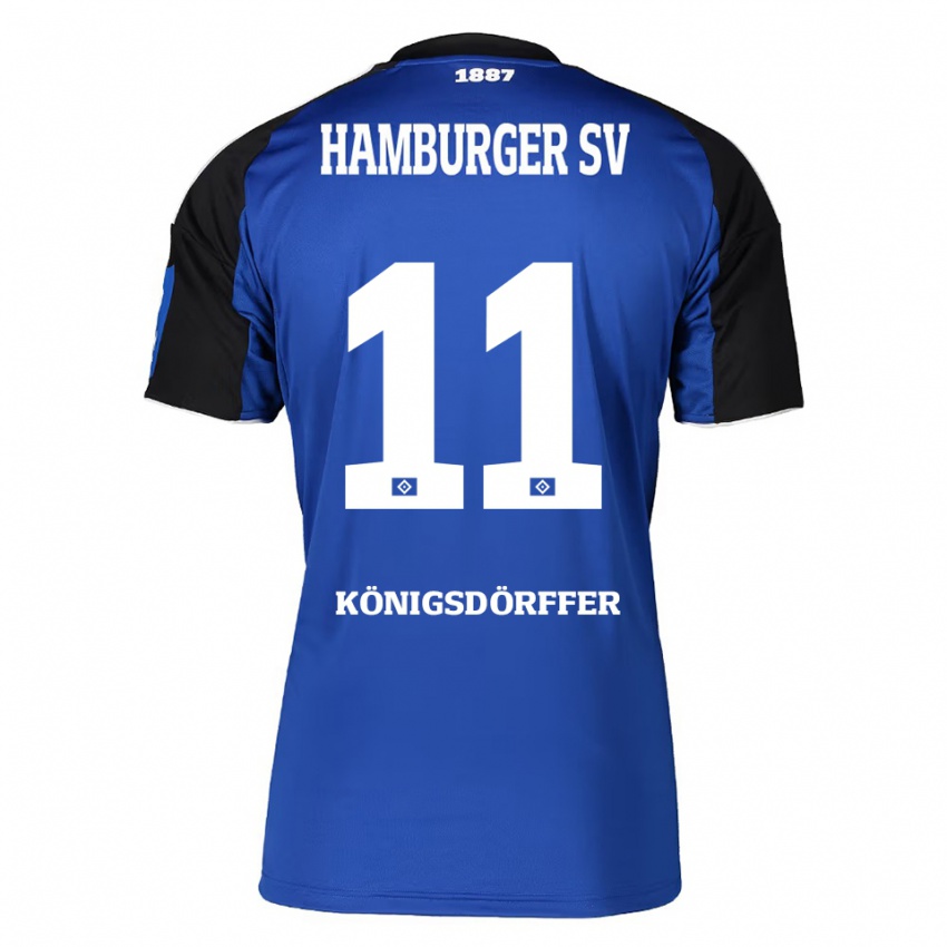 ילדים רנספורד-יבואה קניגסדרפר #11 כחול שחור הרחק ג'רזי 2025/26 חולצה קצרה