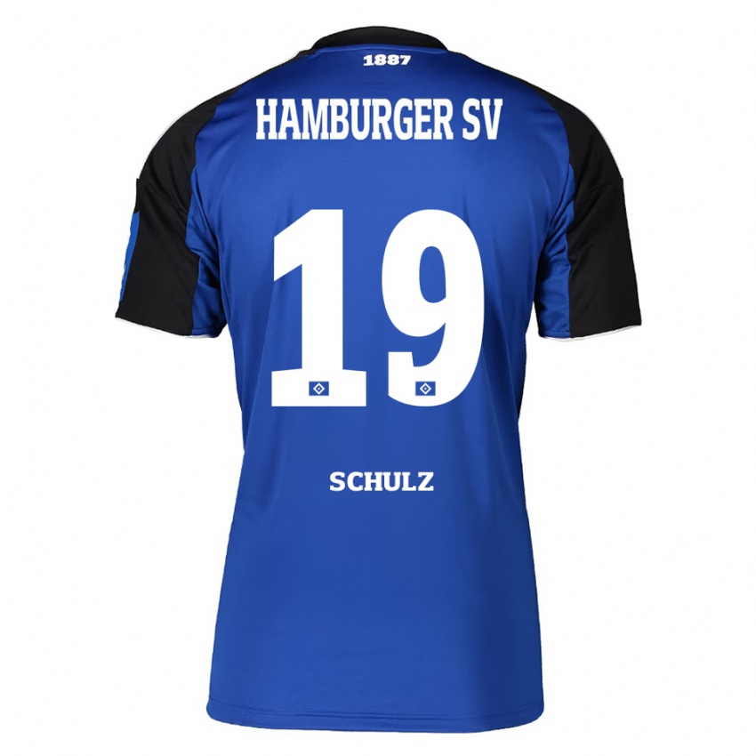 ילדים Victoria Schulz #19 כחול שחור הרחק ג'רזי 2025/26 חולצה קצרה