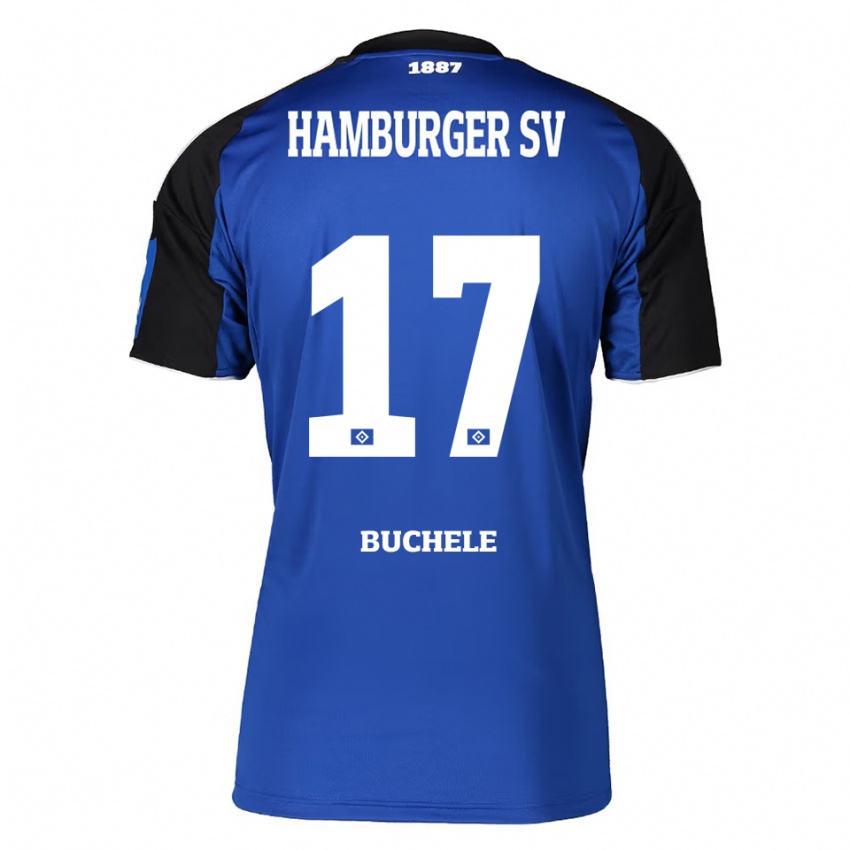 ילדים מיה ביכלה #17 כחול שחור הרחק ג'רזי 2025/26 חולצה קצרה