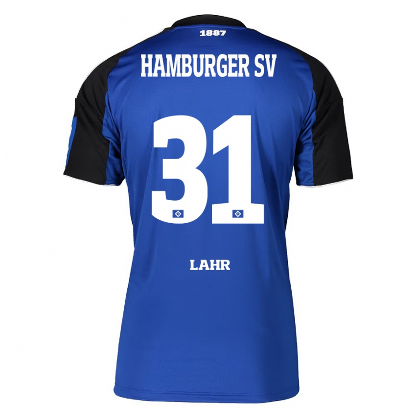 ילדים יובינה לאהר #31 כחול שחור הרחק ג'רזי 2025/26 חולצה קצרה