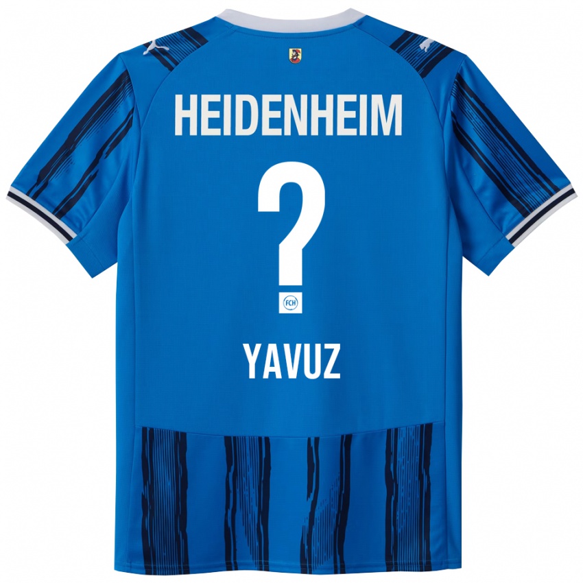 ילדים Abdullah Yavuz #0 כחול נייבי הרחק ג'רזי 2025/26 חולצה קצרה