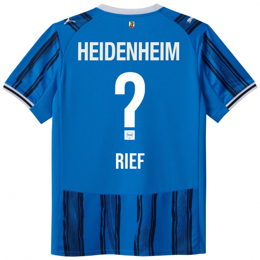 ילדים Eugen Rief #0 כחול נייבי הרחק ג'רזי 2025/26 חולצה קצרה