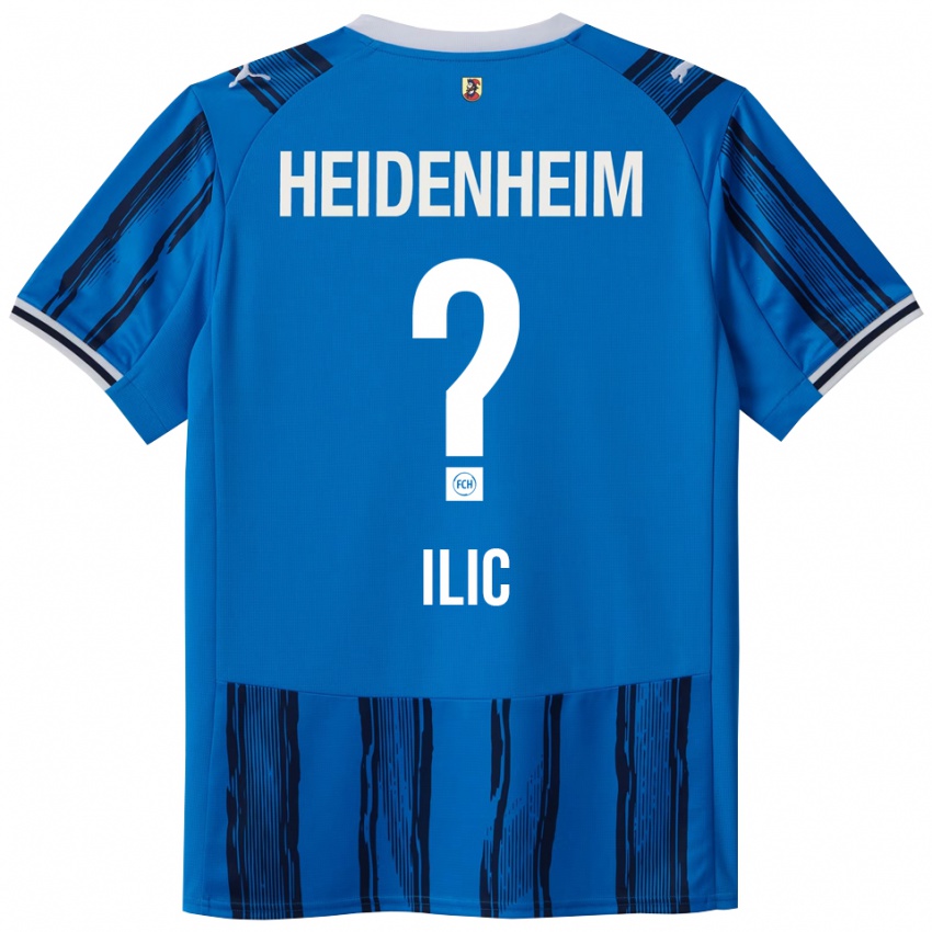 ילדים Leana Ilic #0 כחול נייבי הרחק ג'רזי 2025/26 חולצה קצרה