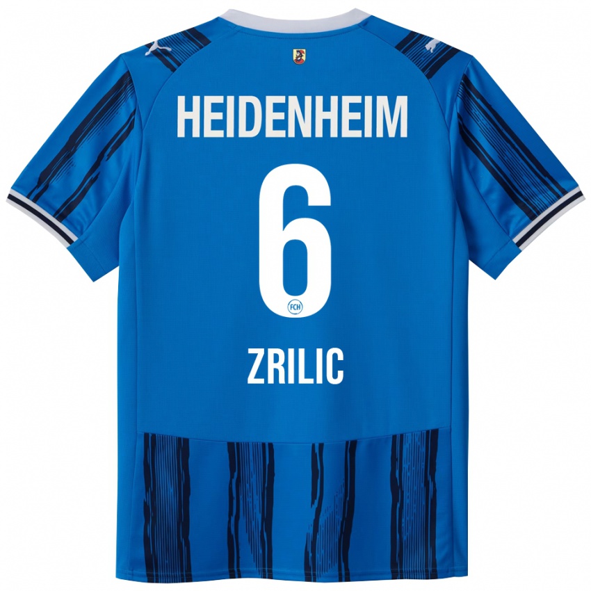 ילדים מרקו זריליץ׳ #6 כחול נייבי הרחק ג'רזי 2025/26 חולצה קצרה