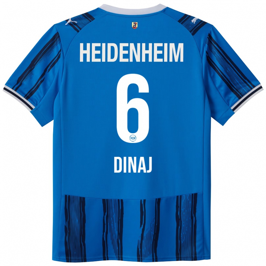 ילדים Leonard Dinaj #6 כחול נייבי הרחק ג'רזי 2025/26 חולצה קצרה