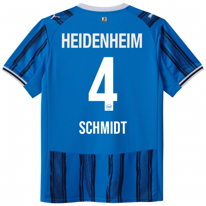 ילדים Luke Schmidt #4 כחול נייבי הרחק ג'רזי 2025/26 חולצה קצרה