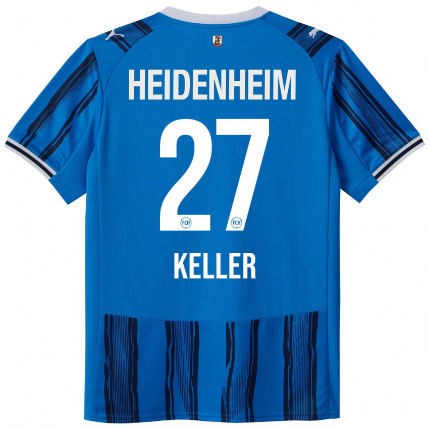 ילדים Thomas Keller #27 כחול נייבי הרחק ג'רזי 2025/26 חולצה קצרה