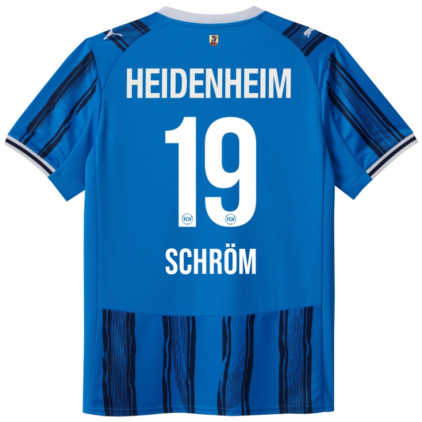 ילדים Aline Schröm #19 כחול נייבי הרחק ג'רזי 2025/26 חולצה קצרה