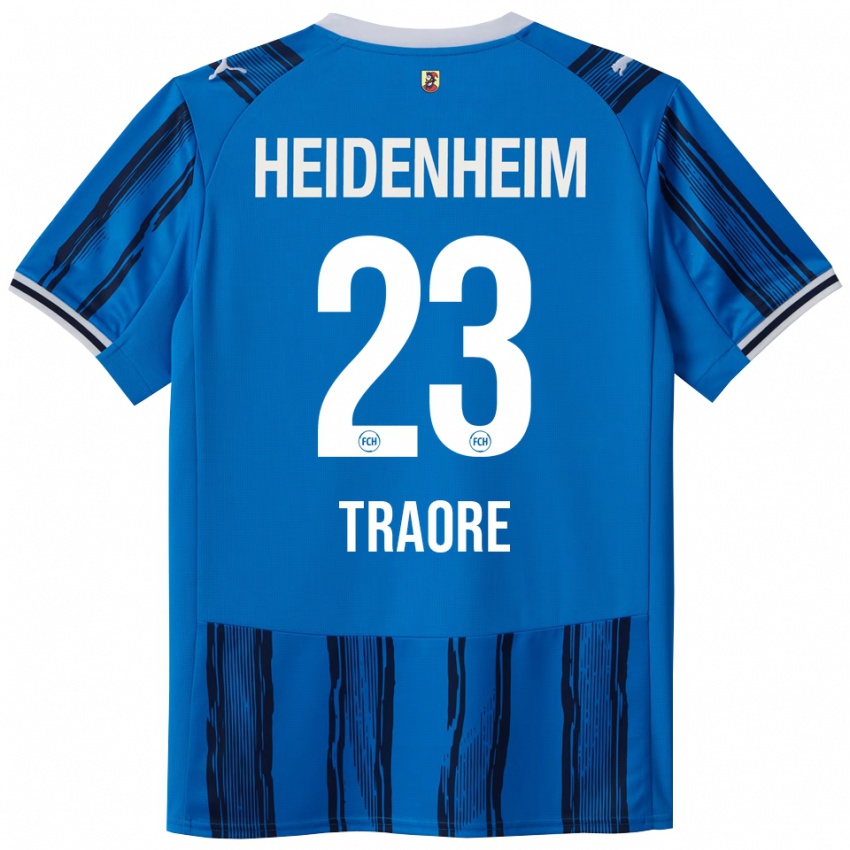 ילדים Omar Traoré #23 כחול נייבי הרחק ג'רזי 2025/26 חולצה קצרה