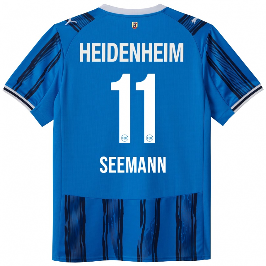 ילדים Maria Seemann #11 כחול נייבי הרחק ג'רזי 2025/26 חולצה קצרה