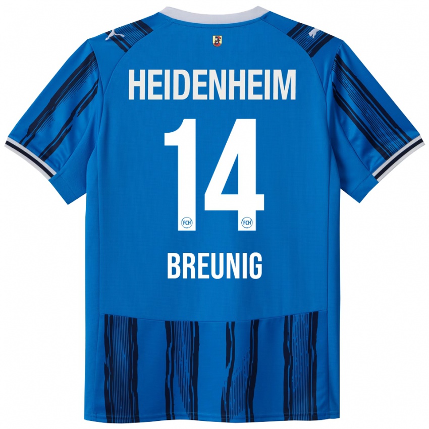 ילדים מקסימיליאן ברויניג #14 כחול נייבי הרחק ג'רזי 2025/26 חולצה קצרה