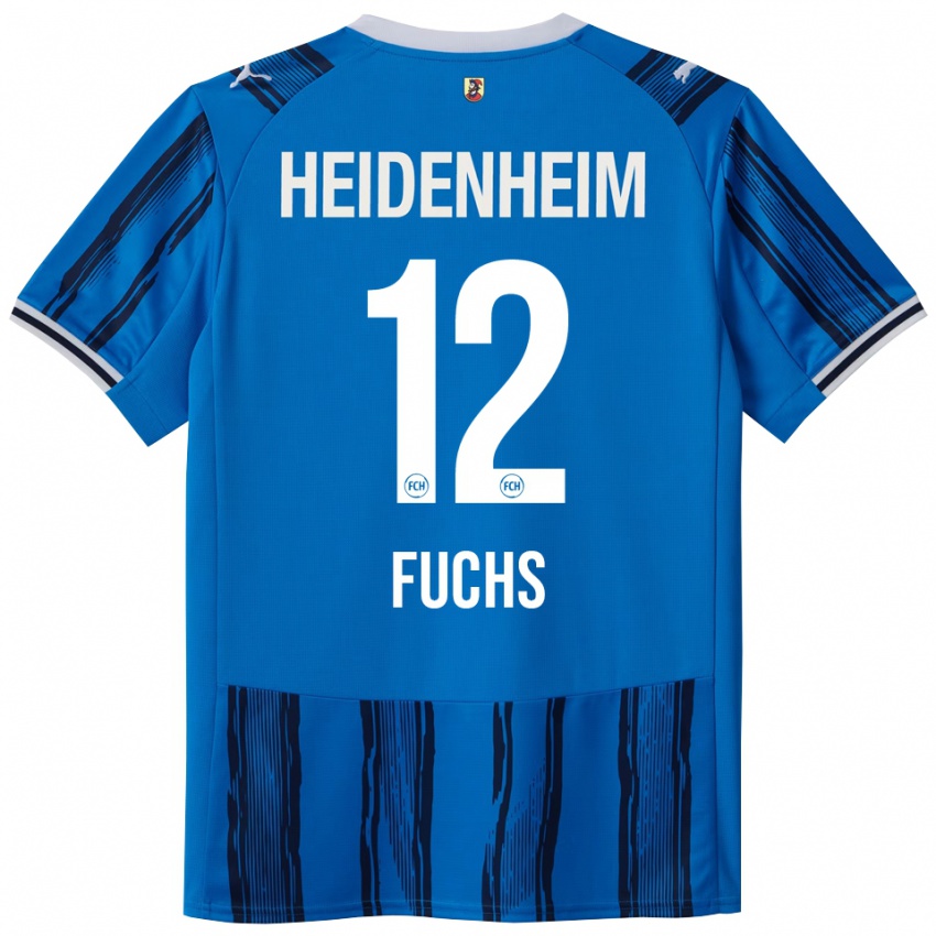 ילדים Celine Fuchs #12 כחול נייבי הרחק ג'רזי 2025/26 חולצה קצרה