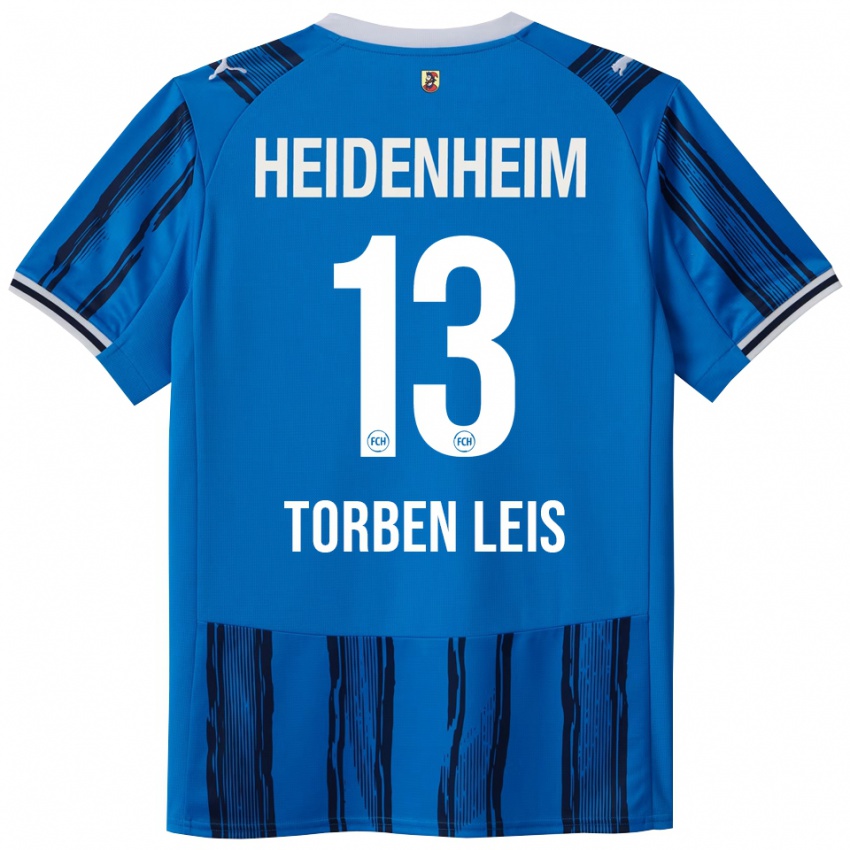 ילדים Torben Leis #13 כחול נייבי הרחק ג'רזי 2025/26 חולצה קצרה