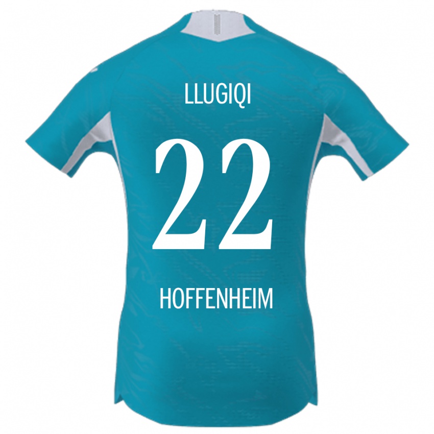 ילדים Arian Llugiqi #22 תכלת הרחק ג'רזי 2025/26 חולצה קצרה