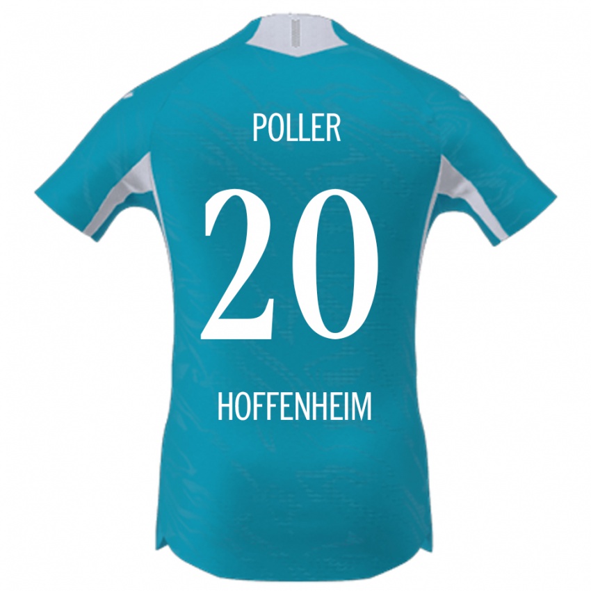 ילדים Tiago Poller #20 תכלת הרחק ג'רזי 2025/26 חולצה קצרה