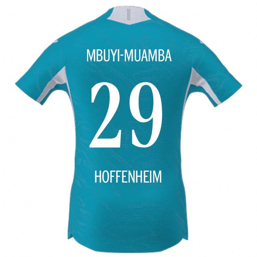 ילדים הוברט מבויי-מואמבה #29 תכלת הרחק ג'רזי 2025/26 חולצה קצרה