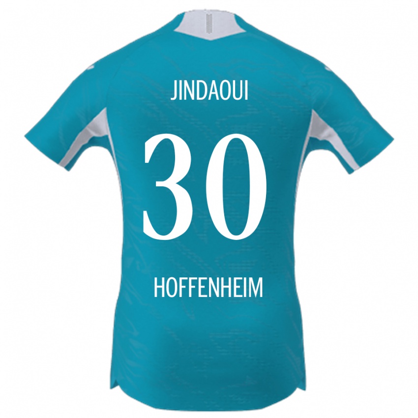 ילדים Nader Jindaoui #30 תכלת הרחק ג'רזי 2025/26 חולצה קצרה