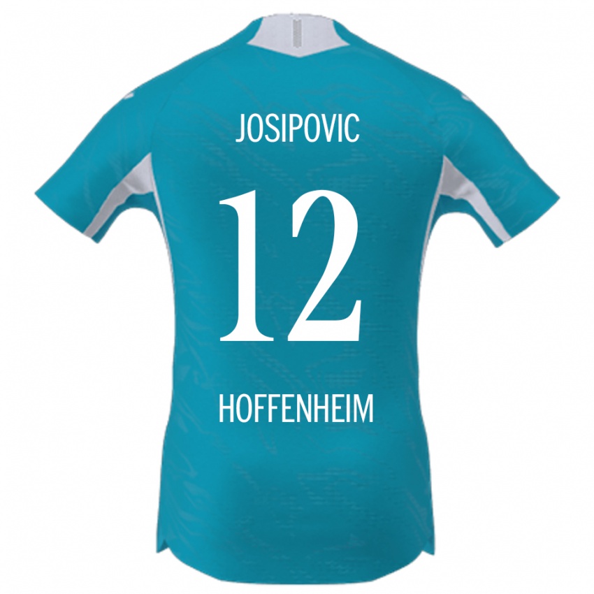 ילדים Mihael Josipovic #12 תכלת הרחק ג'רזי 2025/26 חולצה קצרה