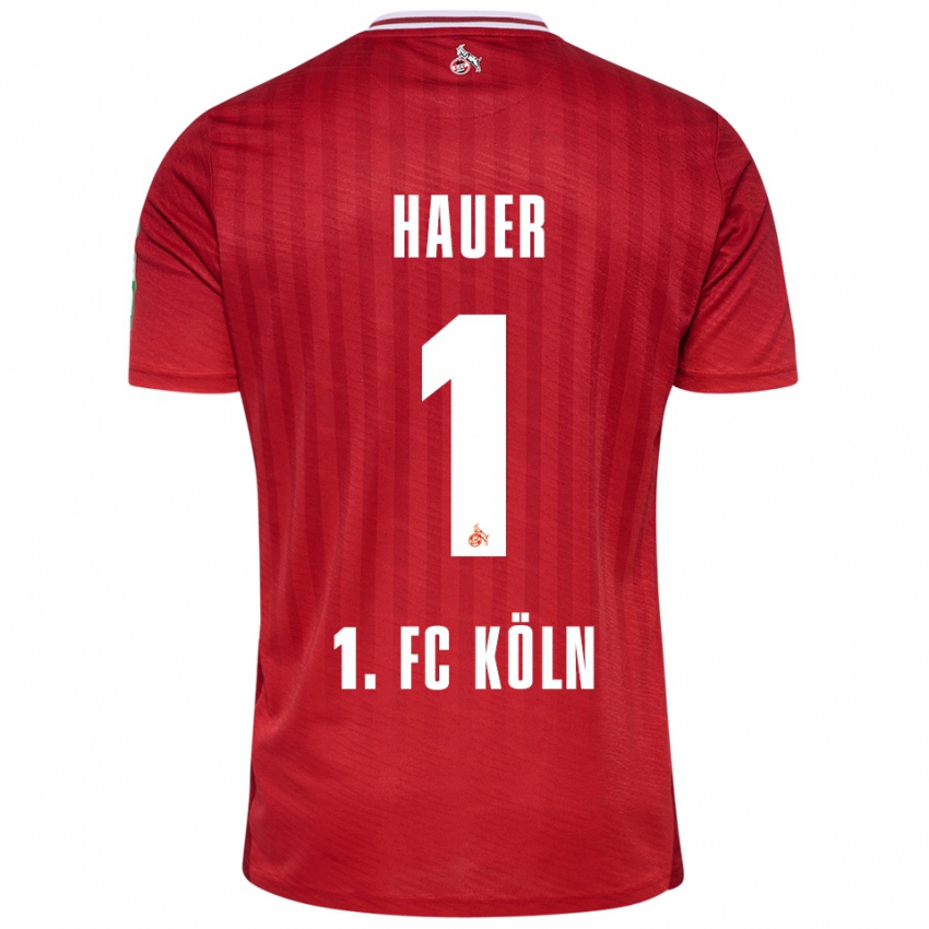 ילדים לואיס האואר #1 אדום לבן הרחק ג'רזי 2025/26 חולצה קצרה